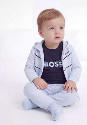 BOSS Kidswear TROUSERS BABY SET - Блуза с дълги ръкави - pale blue