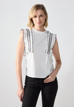 Top - white/black
