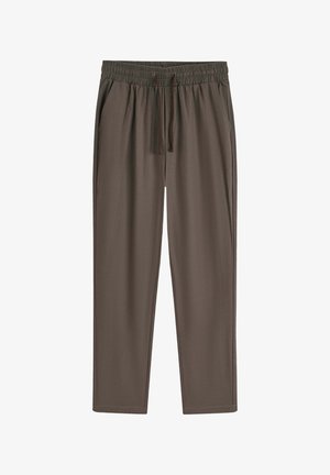 FRILIVIN, PANTALON CASUAL À CORDON - Pantalon classique - marron
