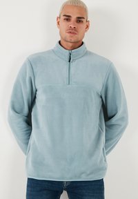 REGULAR FIT - Fleecová mikina - mint