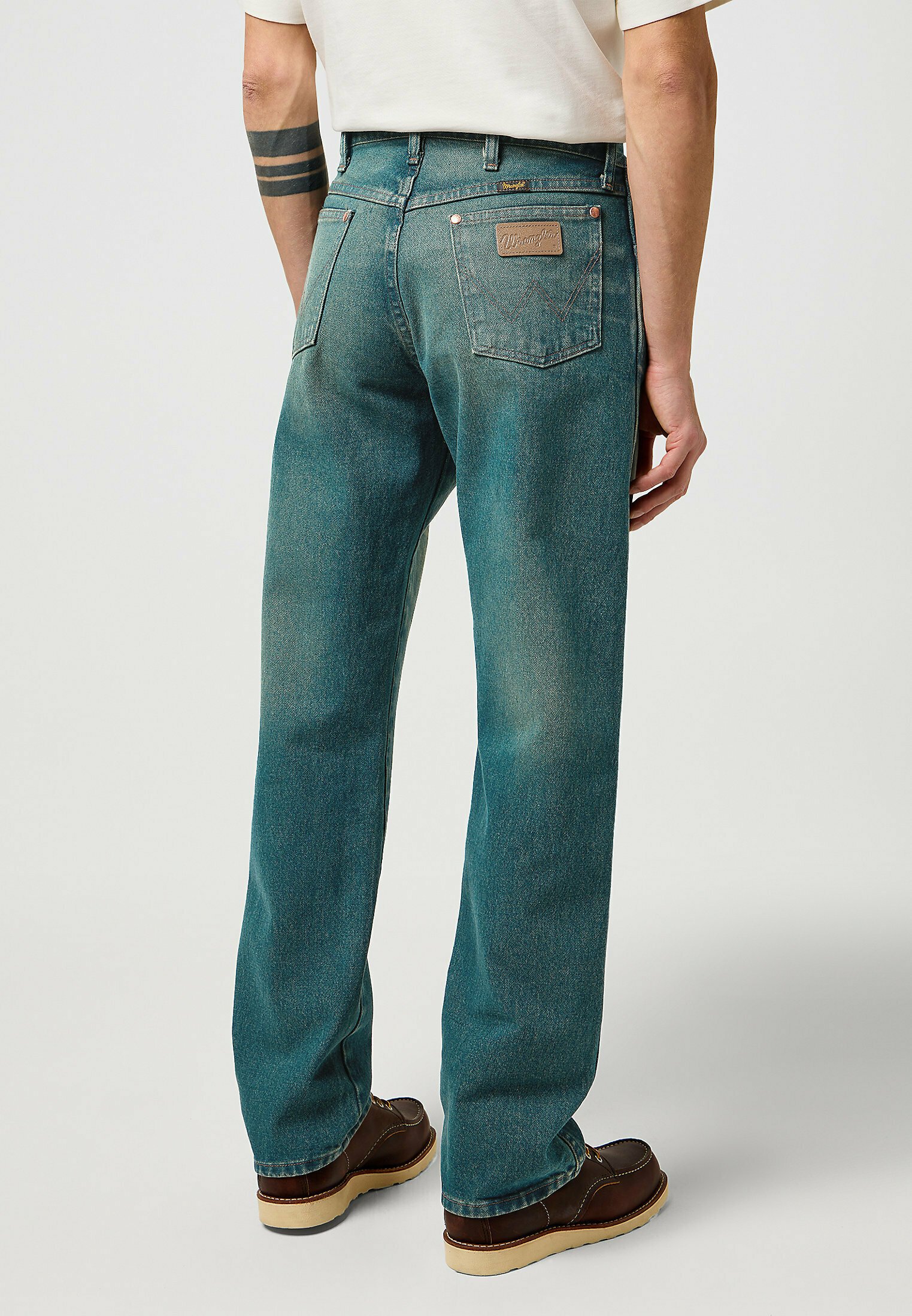 Wrangler 13MWZ - Straight leg jeans - stormy/grey denim - Zalando