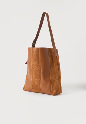 Becksöndergaard, MIXEL MAE BUCKLE BAG - Cabas - cognac brown