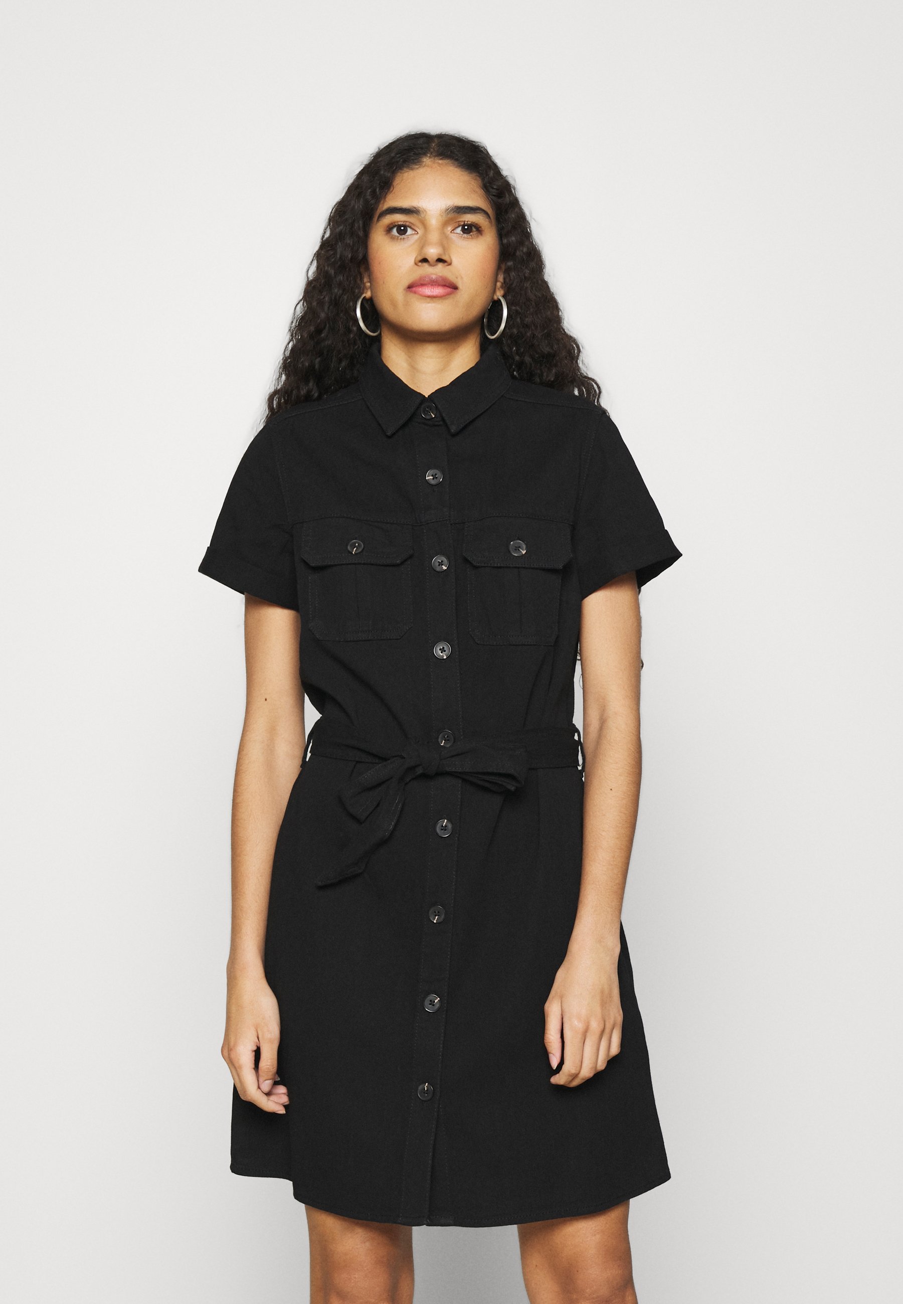 dorothy perkins black shirt dress