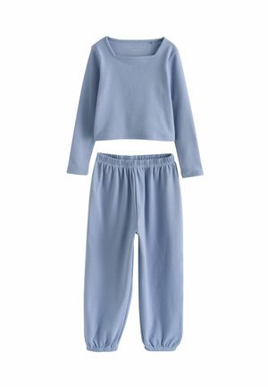 Next, REGULAR FIT - COSY JOGGER SET - Nattøj sæt - blue rib
