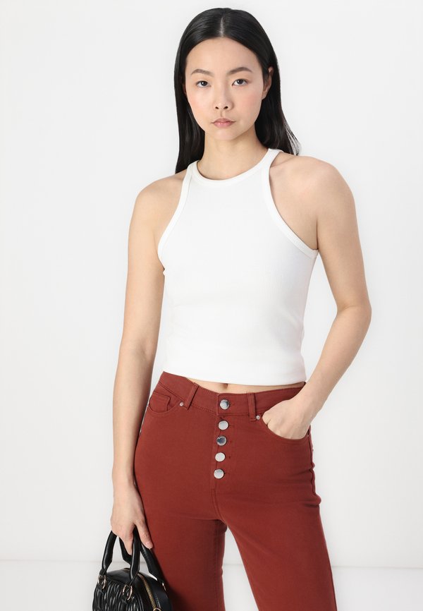 ONLVINCE BUTTON SKINNY - Trousers - spiced apple2