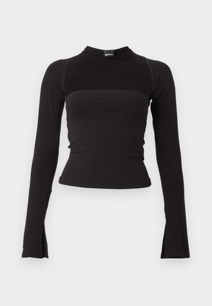 Gina Tricot, Μπλούζα με μακριά μανίκια - black
