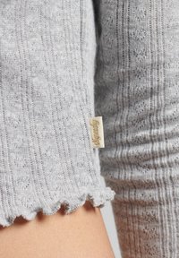 Superdry & Co Stickad tröja - dark grey