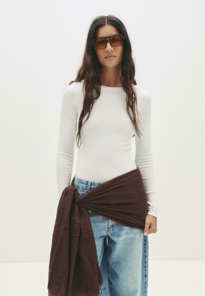 LONG SLEEVE BODYSUIT - Långärmad tröja - white