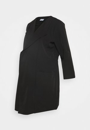 PCMPAIGE COATIGAN - Pitkä takki - black