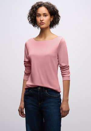 BASIC - Top s dlouhým rukávem - rosa