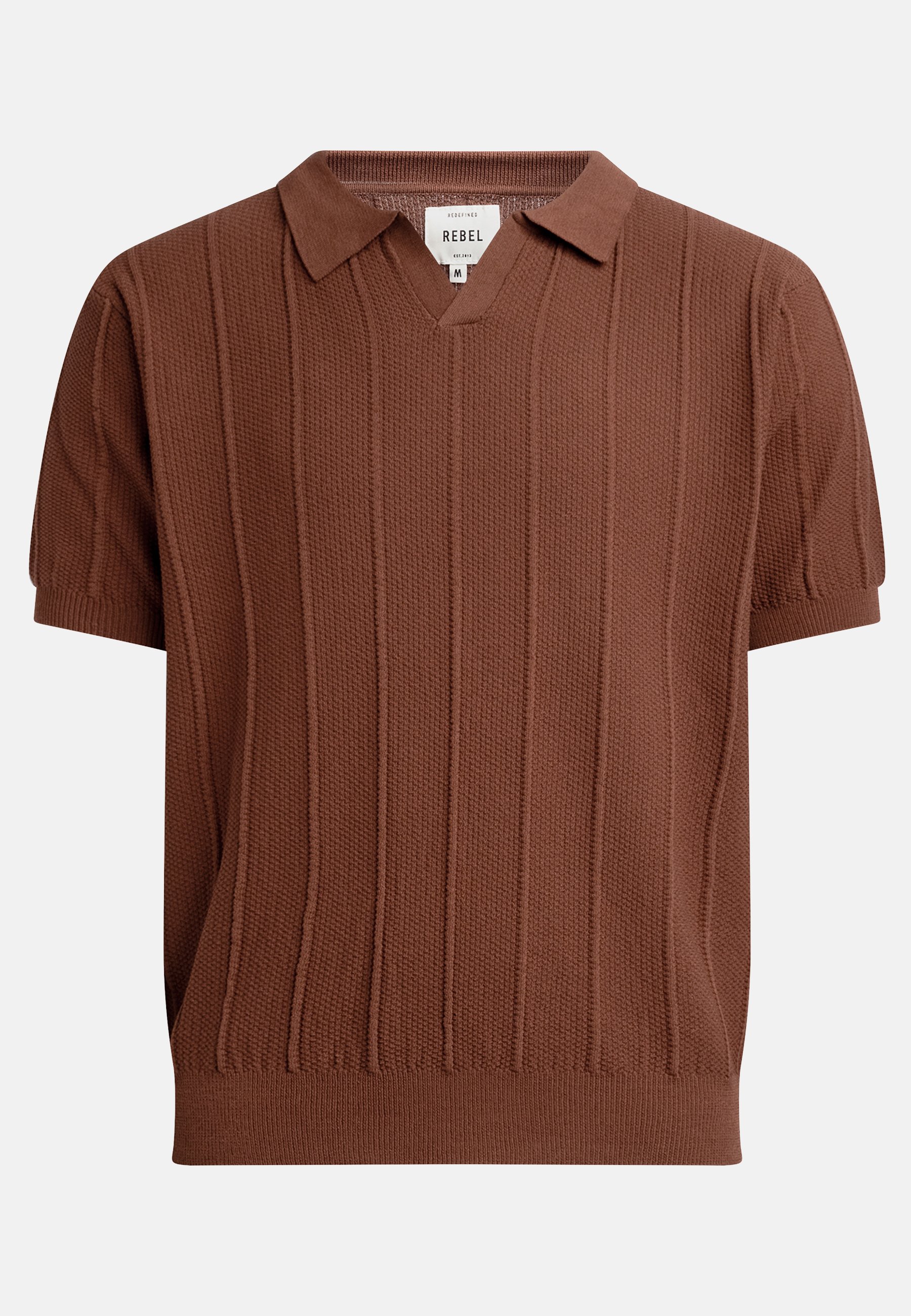 Redefined Rebel DYLAN REGULAR FIT - Polo shirt - brown - Zalando.co.uk