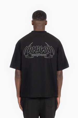 FAVELA CYRILLIC OUT UNISEX - Print T-shirt - black