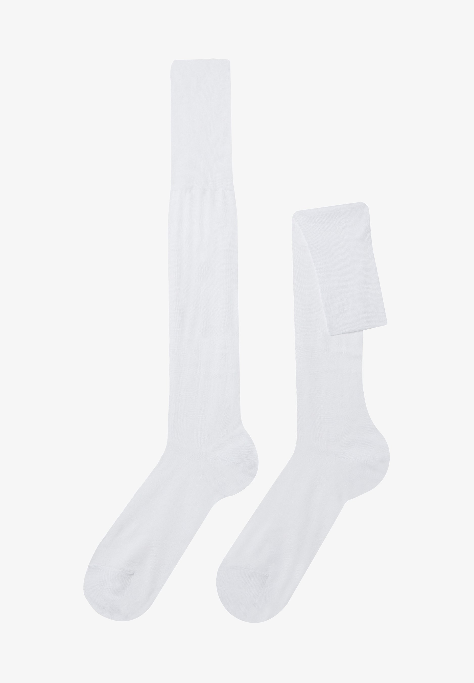 Calzedonia LONG Knee high socks White/white Zalando