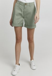 Oxmo - CHARLINE - Shorts - seagrass Miniatuurafbeelding 1