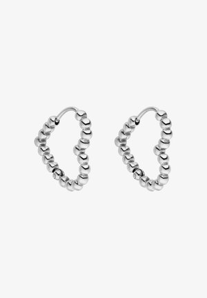 PURELEI, PURELEI OHRRINGE BUBBLE HEART - Earrings - silver-coloured