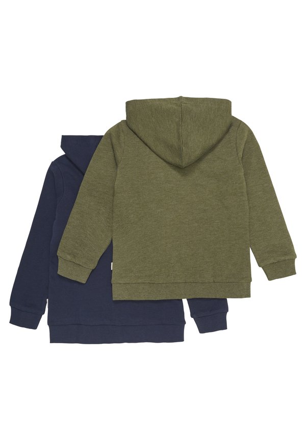 MISWEAT 2 PACK - Zip-up sweatshirt - dark olive2