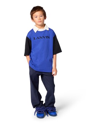 LANVIN, SHORT SLEEVE POLO - Πόλο - blue  black