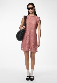 Pieces PCOLLINE DRESS  - Cocktailklänning - canyon rose