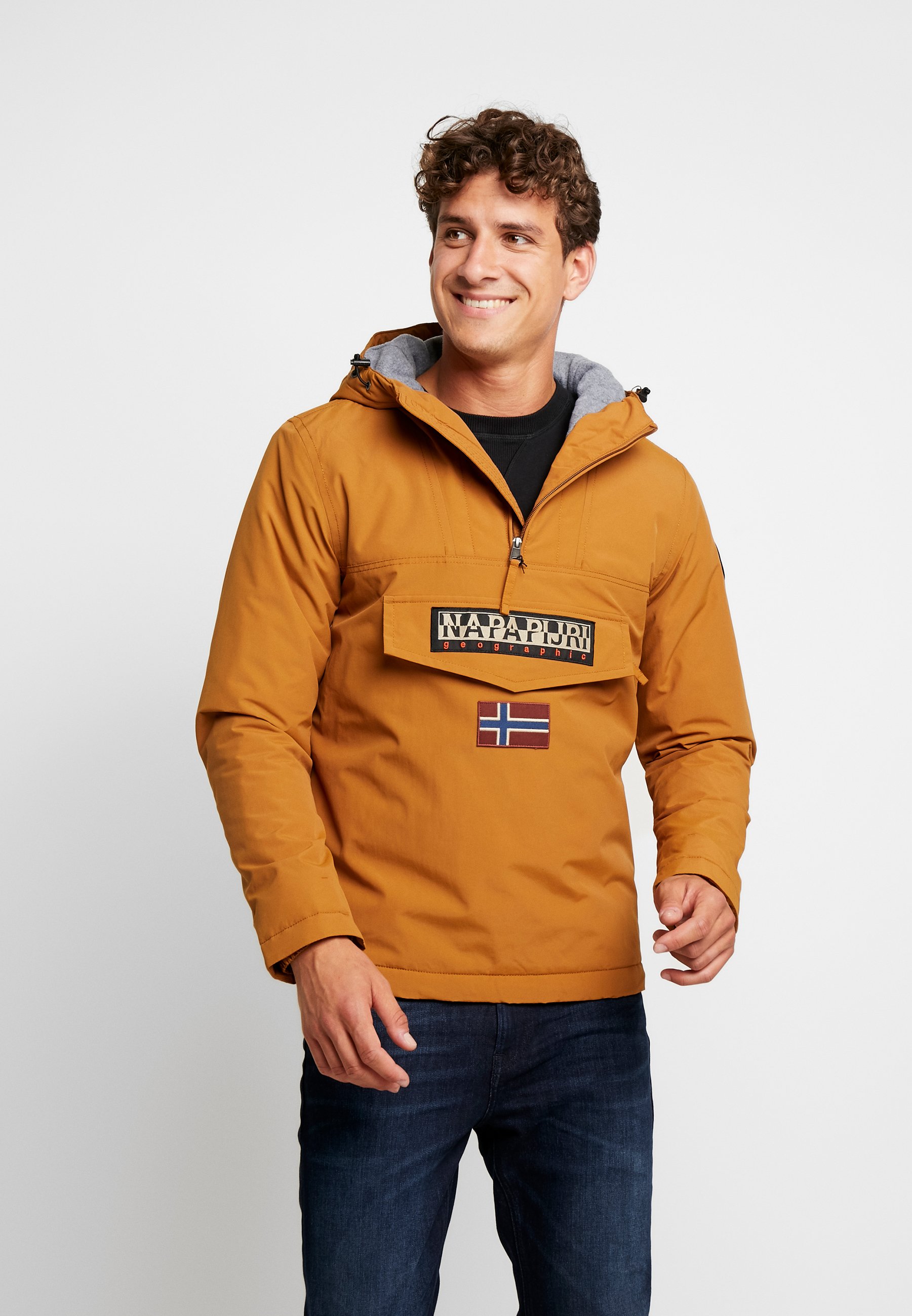 Napapijri RAINFOREST WINTER Vindjakke golden brown Napapijri RAINFOREST POCKET Vinterjakke golden brown