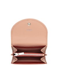 DUDU MINI IN VERA CON  ZIP CHIUSURA A BOTTONE  COMPATTO - Portafoglio - rosa cipria