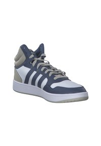 adidas Originals HOOPS 3.0 MID - Sneakers alte - weiß blau