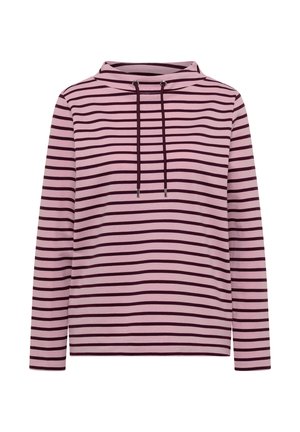 Cecil, LANGARM SHIRT MIT FUNNEL NECK UND STREIFEN - T-shirt à manches longues - mellow rose