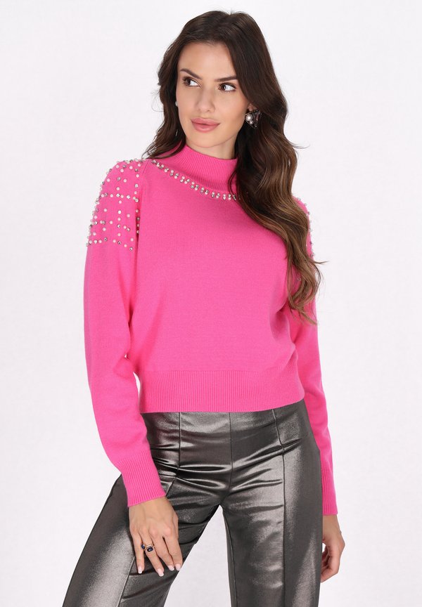 Strickpullover - fuchsia