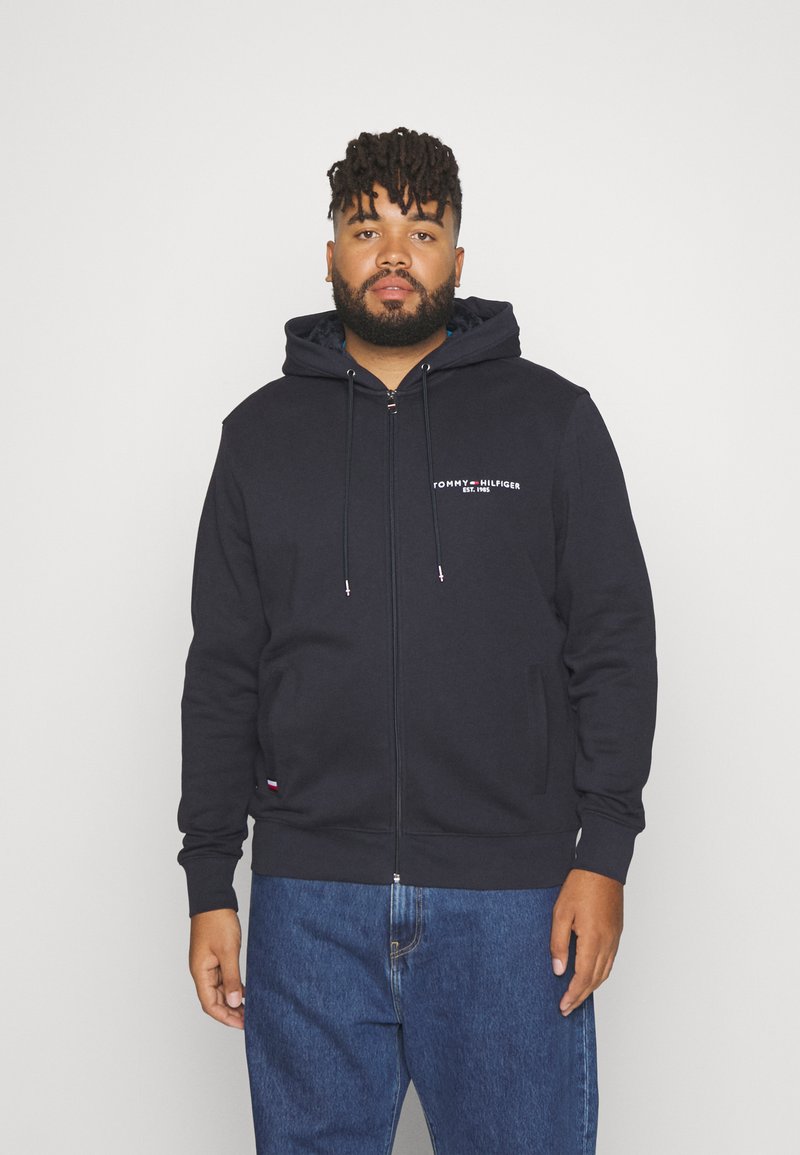 tommy hilfiger sweatjacke grau