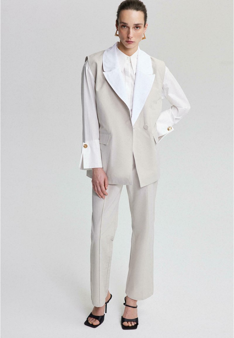 Touché Privé Broek graniet