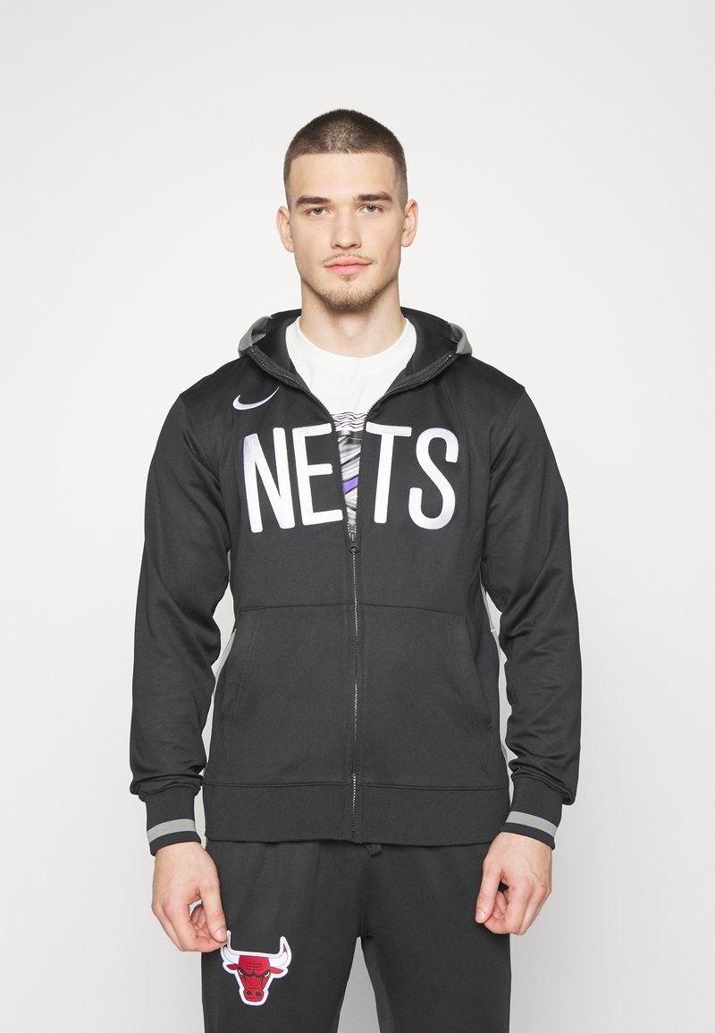 Nike Performance NBA BROOKLYN NETS CITY EDITION Bluza z kapturem