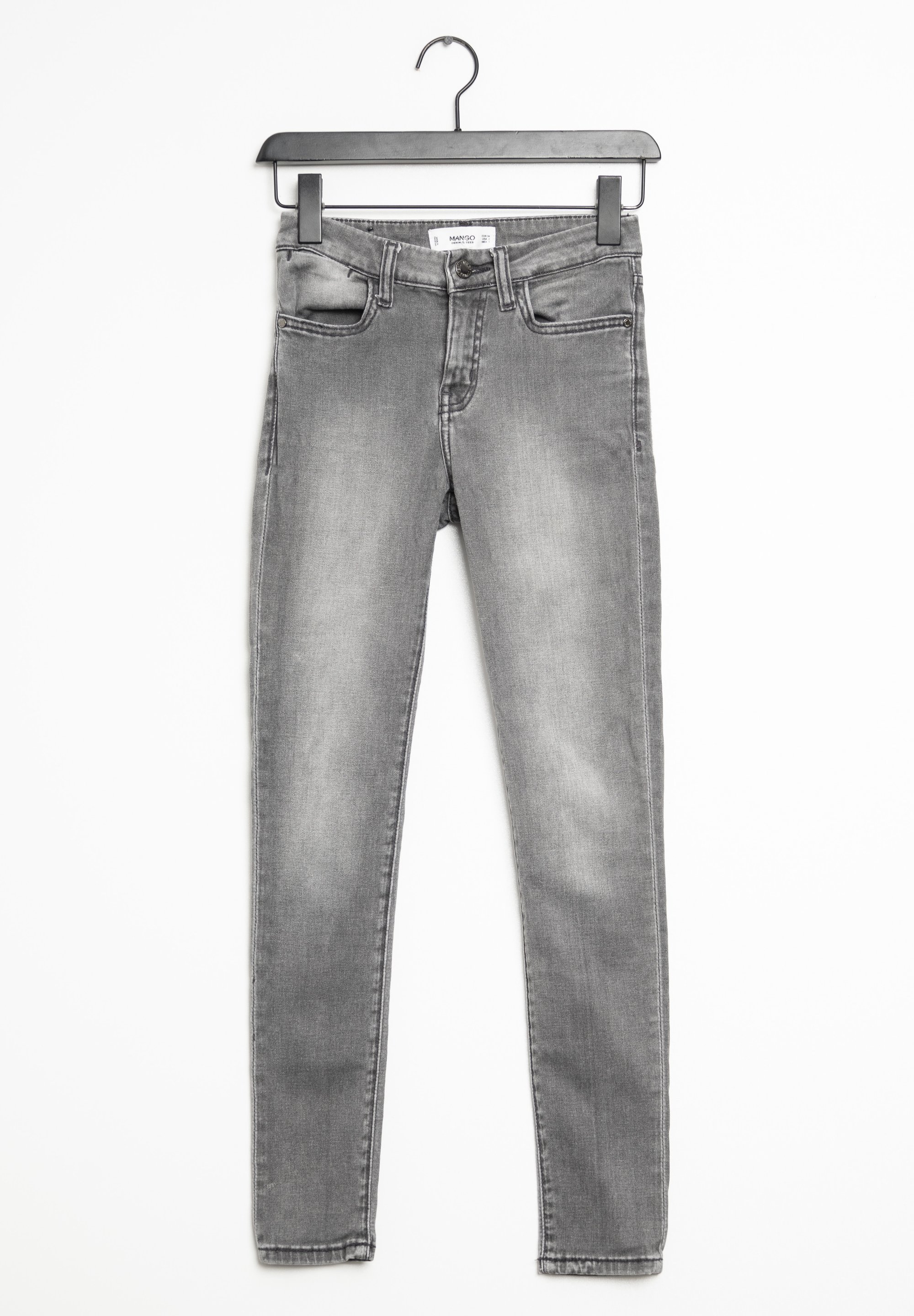 Mango Vaqueros slim fit - grey/gris (Segunda mano) - Zalando.es