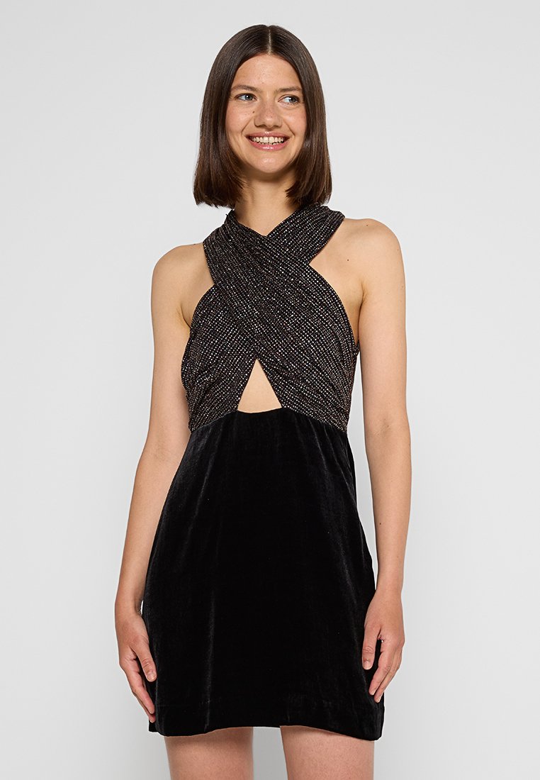 sandro Cocktailjurk zwart sandro Cocktailjurk zwart