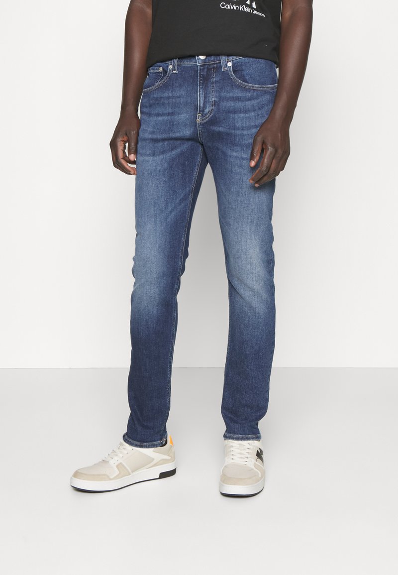 Calvin Klein Jeans SKINNY - Jeans Skinny Fit - denim dark