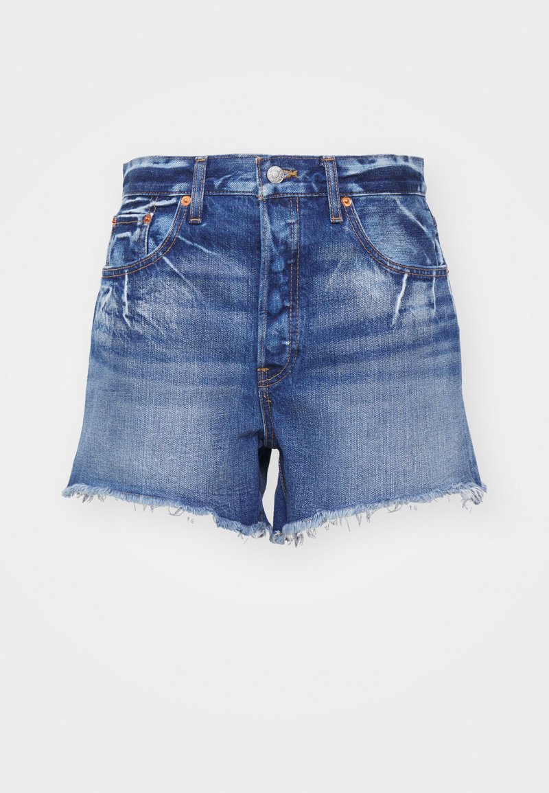 RE/DONE Jeansshort blauw denim/bluedenim