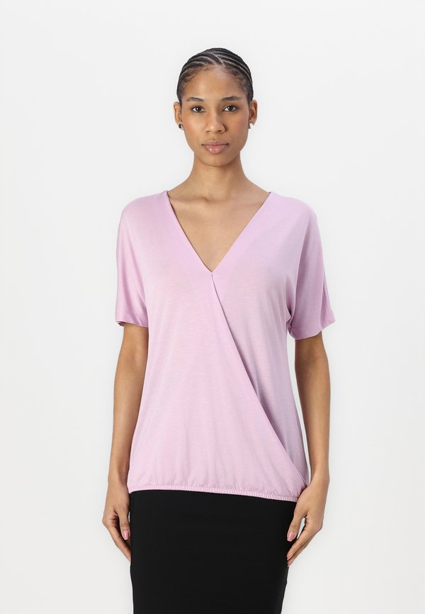 WRAP - Basic T-shirt - lilac