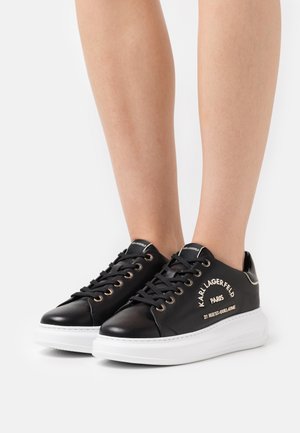 KAPRI METAL MAISON LACE - Sneaker low - black/gold