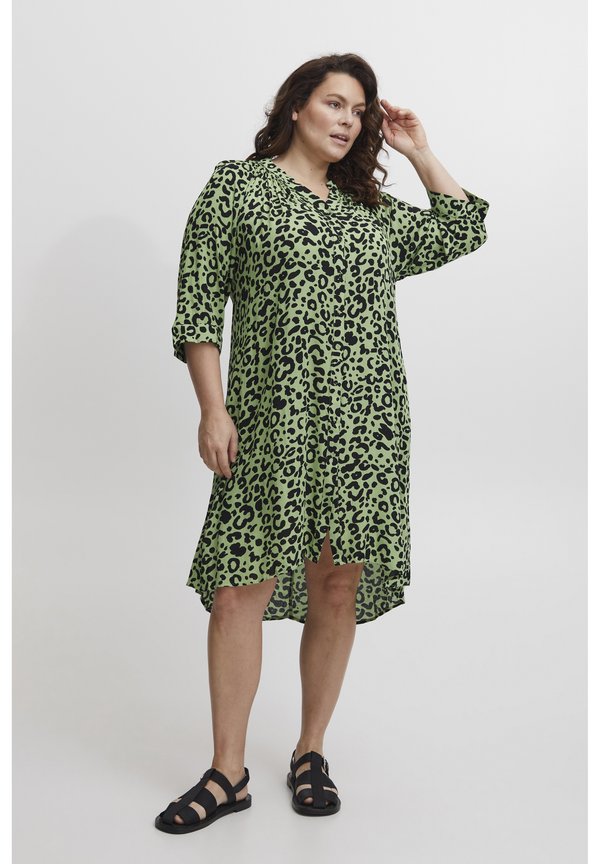 FPJOYCE - Shirt dress - forest shade mix2
