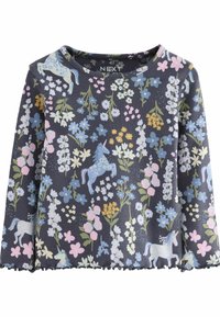 Next - Camiseta de manga larga - navy floral unicorn Imagen en miniatura 1