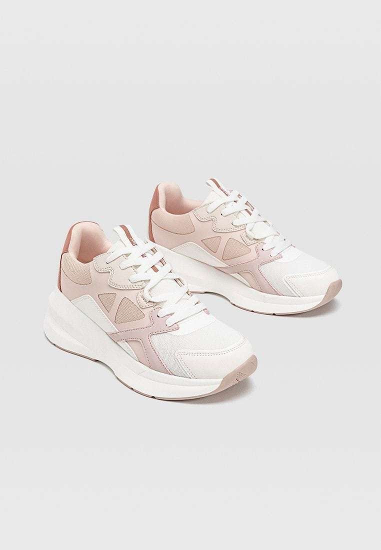 CHUNKY SPORTSCHUH MIT MAXI SOHLE UND VERSCHIEDENEN ELEMENTEN 190 Sneakers nude CHUNKY SPORTSCHUH MIT MAXI SOHLE UND VERSCHIEDENEN ELEMENTEN 190 Sneakers nude