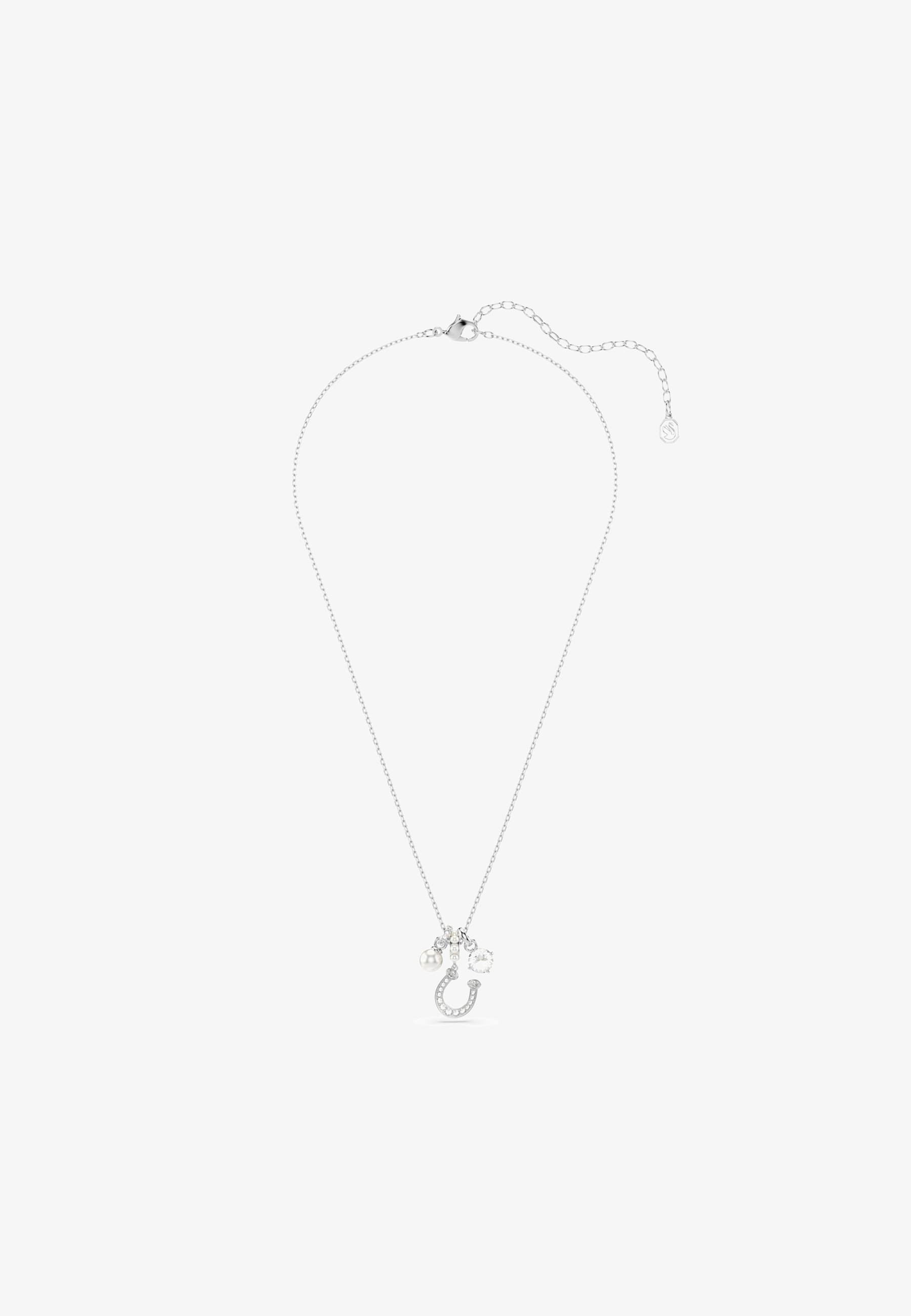 Zilveren halsketting met een mystieke kwarts-4220MG | sieraden Zilveren halsketting met een mystieke kwarts-4220MG | sieraden