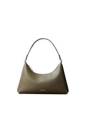 Calvin Klein, FOIL LOGO SMALL - Handtas - olive night