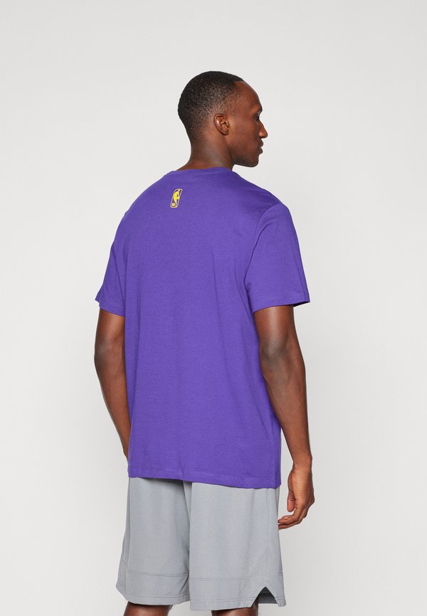 NBA CITY EDITION LOS ANGELES LAKERS LOGO TEE - Club wear - field purple2