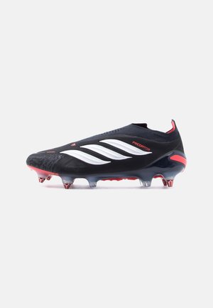 PREDATOR ELITE LACELESS SOFT GROUND - Kopačky na měkký povrch - core black/footwear white/lucid red