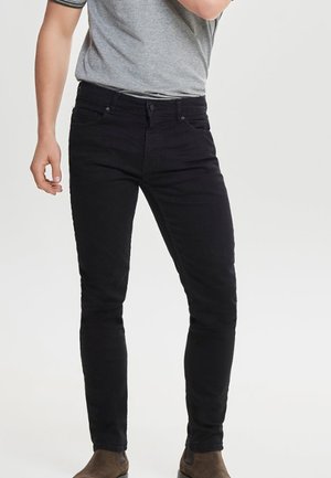 LOOM - Jean slim - black denim