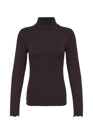 ICHI, IHCELLA ROLLNECK LONG SLEEVE - T-shirt à manches longues - chocolate torte