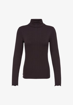 ICHI, IHCELLA ROLLNECK LONG SLEEVE - T-shirt à manches longues - chocolate torte