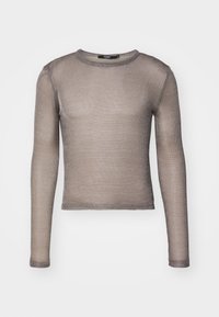 LONG SLEEVE - Strickpullover - silver