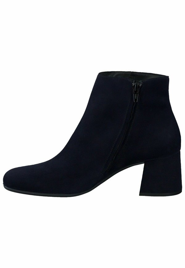Ankle Boot - samtziege blau