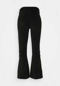 Topshop Petite Flared Jeans - black