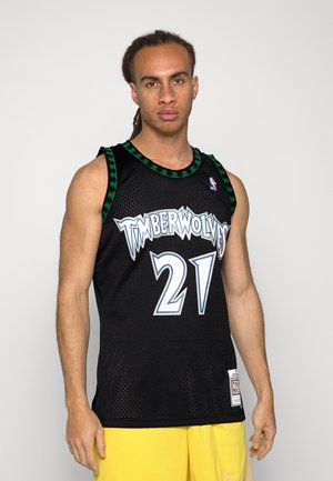 Mitchell & Ness SWINGMAN ALTERNATE 97 KEVIN GARNETT MINNESOTA TIMBERWOLVES - Klubruházat - black